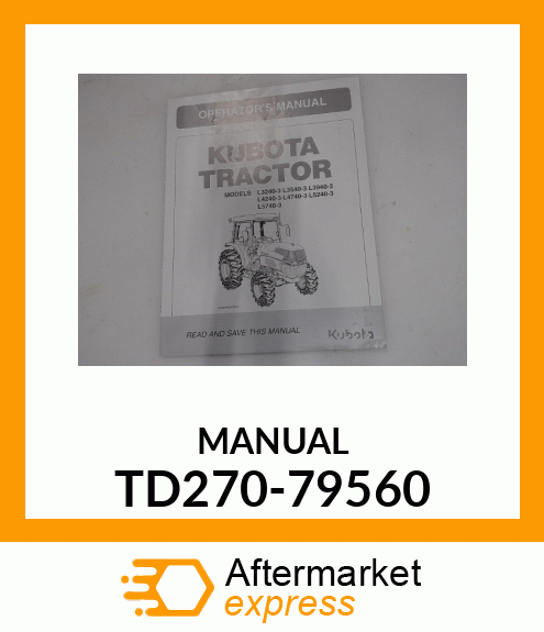 MANUAL TD270-79560