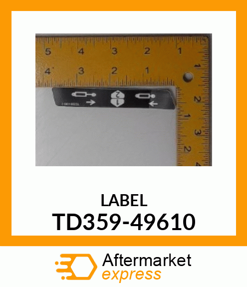 LABEL TD359-49610