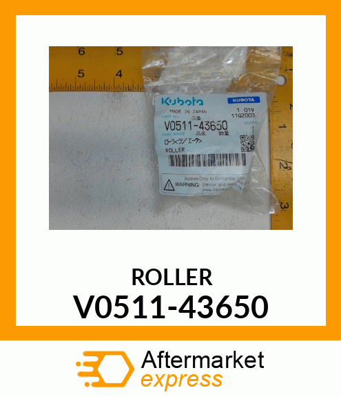 ROLLER V0511-43650