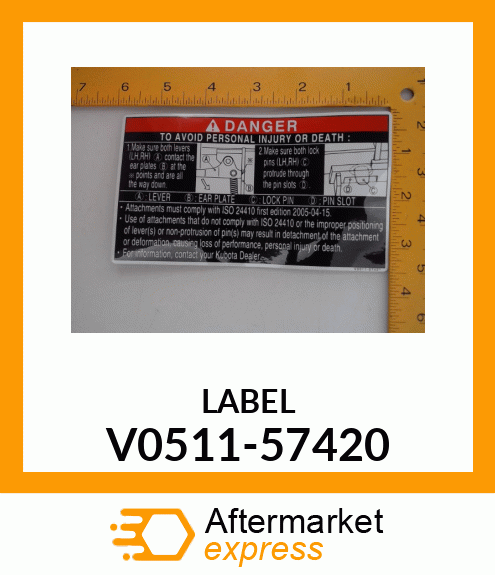 LABEL V0511-57420