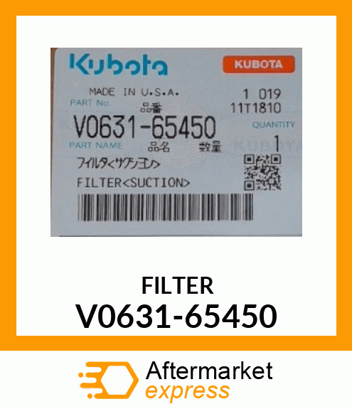 FILTER V0631-65450