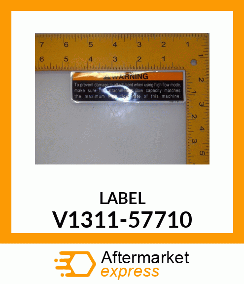 LABEL V1311-57710