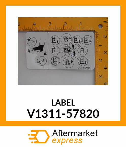 LABEL V1311-57820