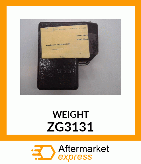 WEIGHT ZG3131