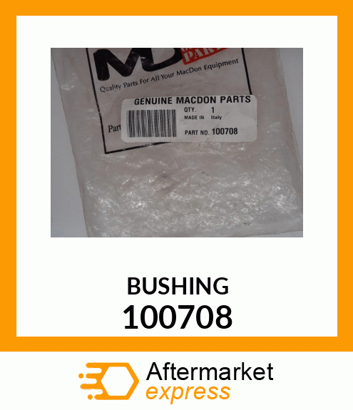 Spare part 100708 + BUSHING