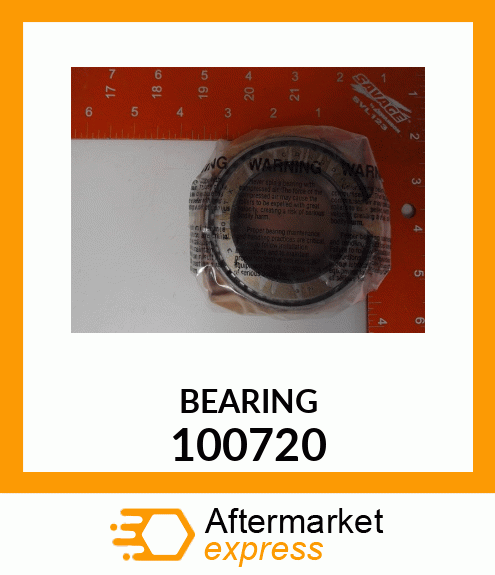 Spare part 100720 + BEARING