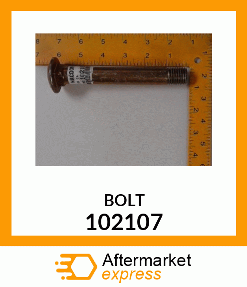 Spare part 102107 + BOLT