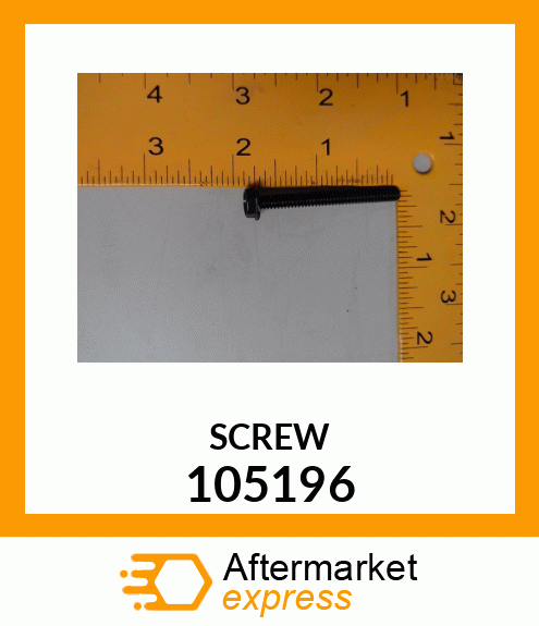 Spare part 105196 + SCREW