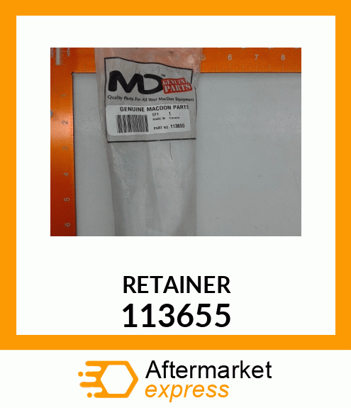 Spare part 113655 + RETAINER