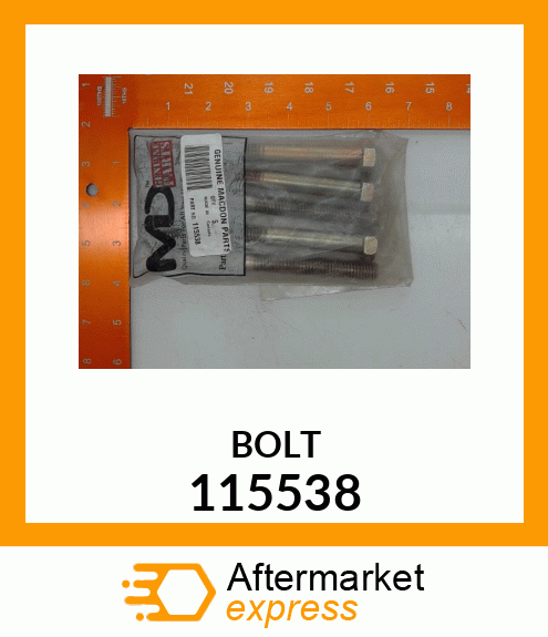 Spare part 115538 + BOLT