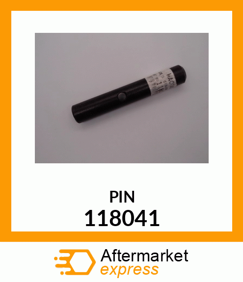 Spare part 118041 + PIN