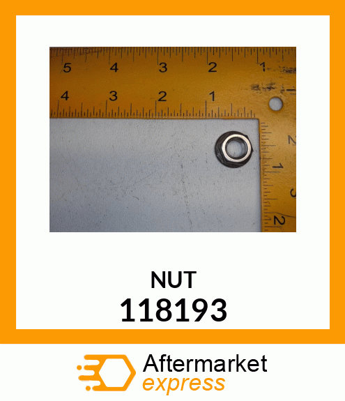 Spare part 118193 + NUT