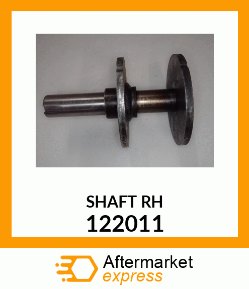 Spare part 122011 + SHAFT_RH