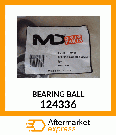 Spare part 124336 + BEARING_BALL