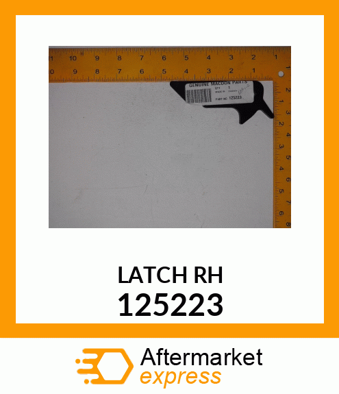 Spare part 125223 + LATCH_RH