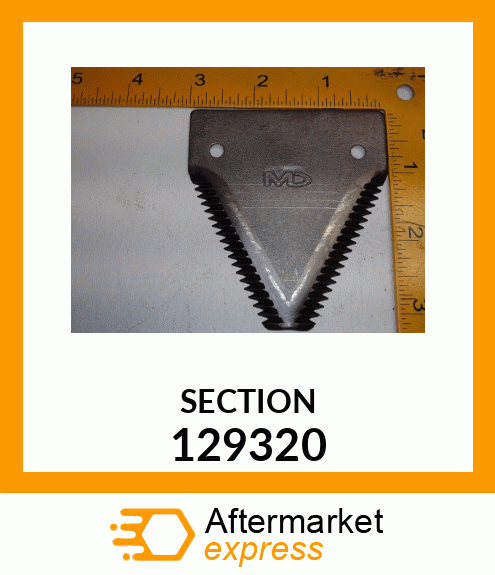 Spare part 129320 + SECTION