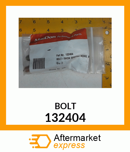 Spare part 132404 + BOLT