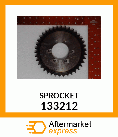 Spare part 133212 + SPROCKET