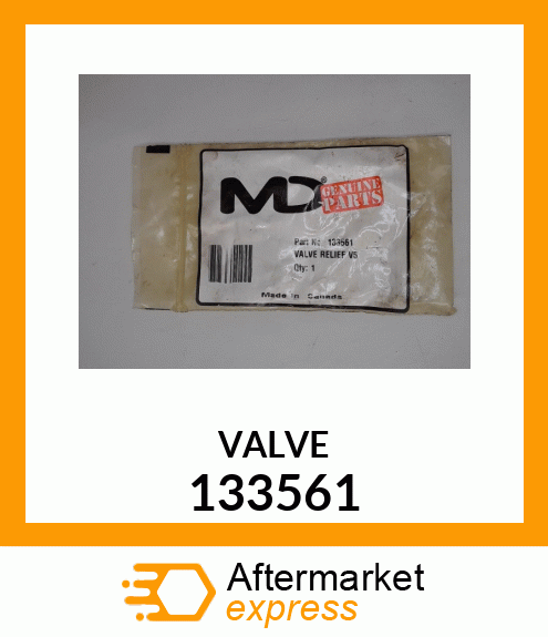 Spare part 133561 + VALVE