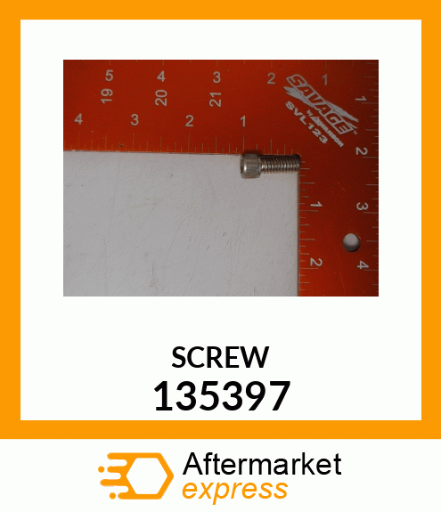 Spare part 135397 + SCREW