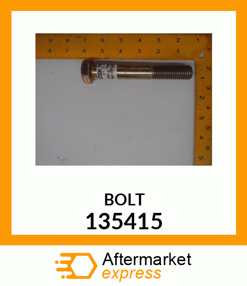 Spare part 135415 + BOLT