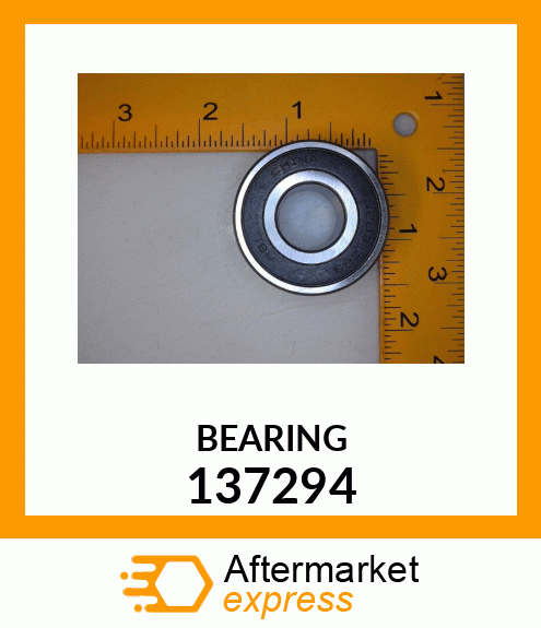 Spare part 137294 + BEARING