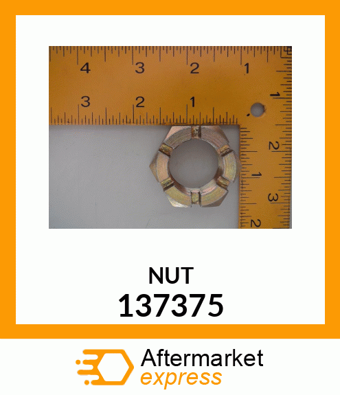 Spare part 137375 + NUT