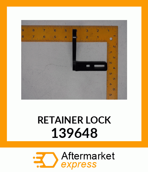 Spare part 139648 + RETAINER LOCK