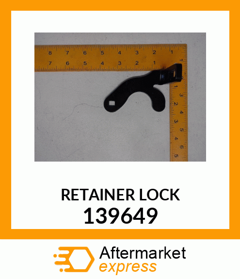 Spare part 139649 + RETAINER LOCK