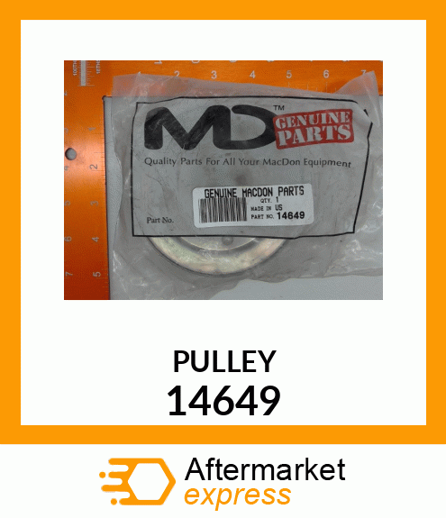 Spare part 14649 + PULLEY