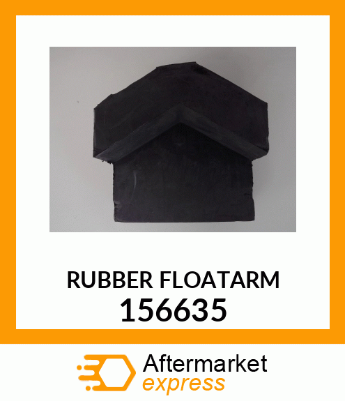 Spare part 156635 + RUBBER_FLOATARM