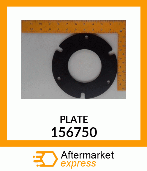 Spare part 156750 + PLATE