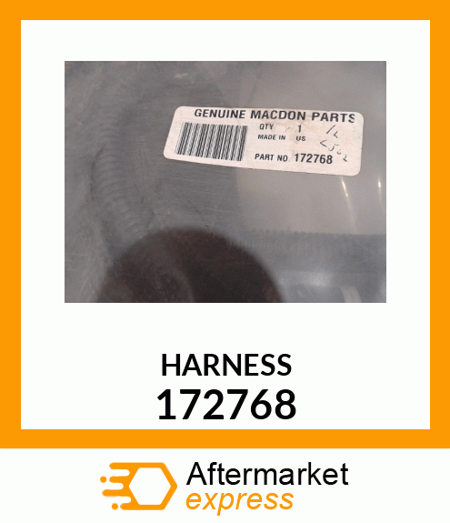 Spare part 172768 + HARNESS