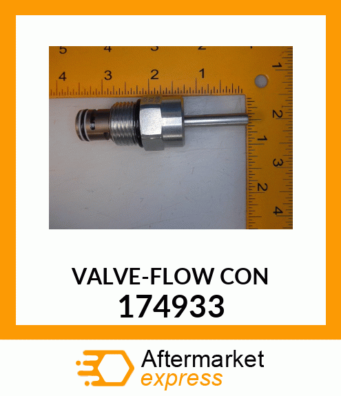 Spare part 174933 + VALVE-FLOW_CON_