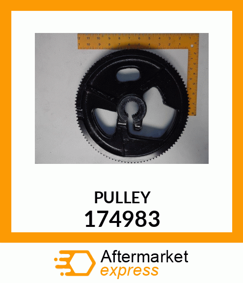 Spare part 174983 + PULLEY