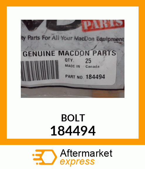 BOLT 184494