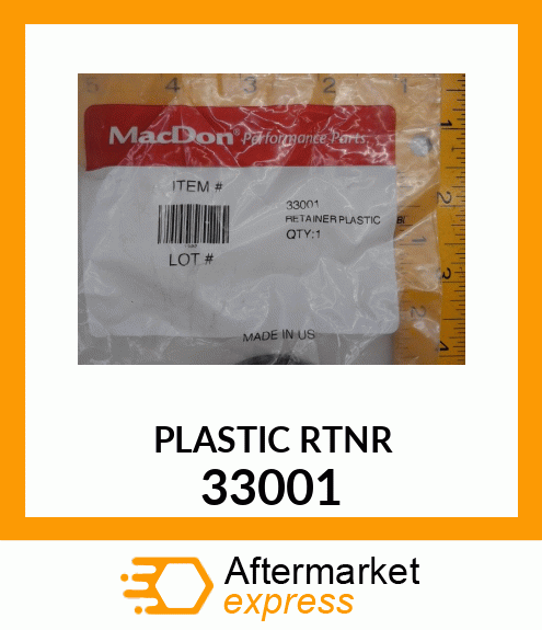 RETAINER 33001