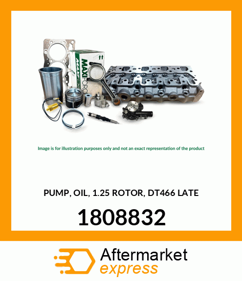 Spare part 1808832 + OIL PUMP, 1.25