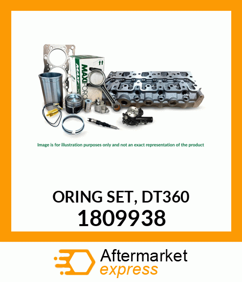 O'RING SET, DT360 1809938