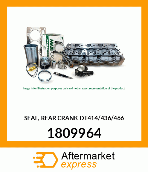 SEAL, REAR CRANK DT414/436/466 1809964