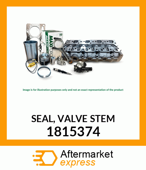 Spare part 1815374 + SEAL, VALVE STEM