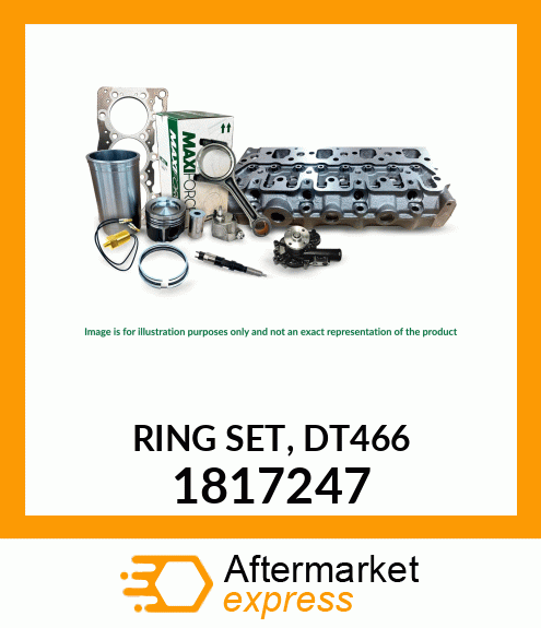 Spare part 1817247 + RING SET, DT466