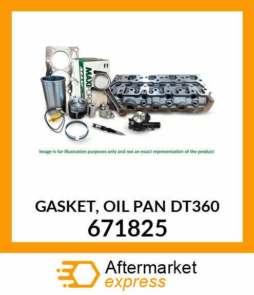 GASKET, OIL PAN DT360 671825