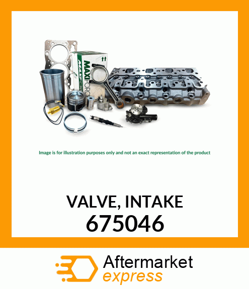 Spare part 675046 + VALVE, INTAKE