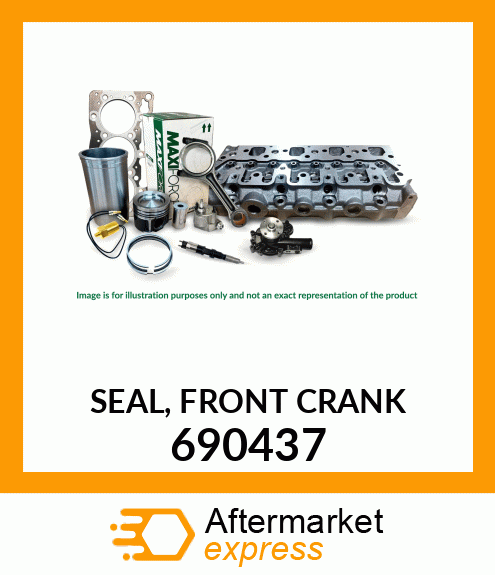 SEAL, FRONT CRANK 690437