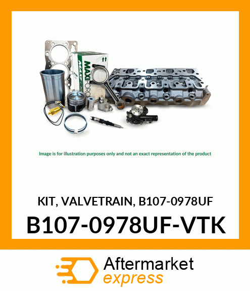 KIT, VALVETRAIN, B107-0978UF B107-0978UF-VTK