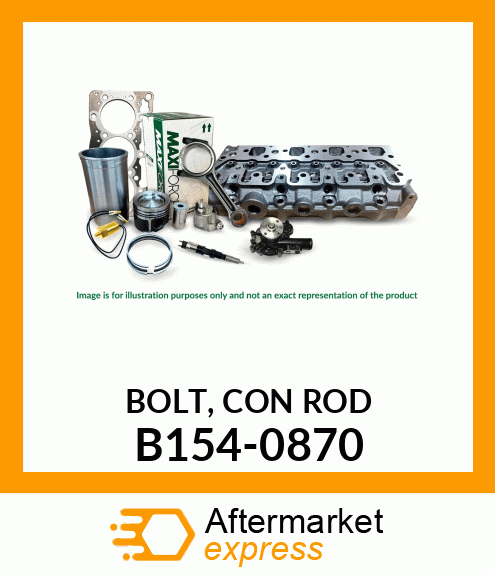 BOLT, CON ROD B154-0870