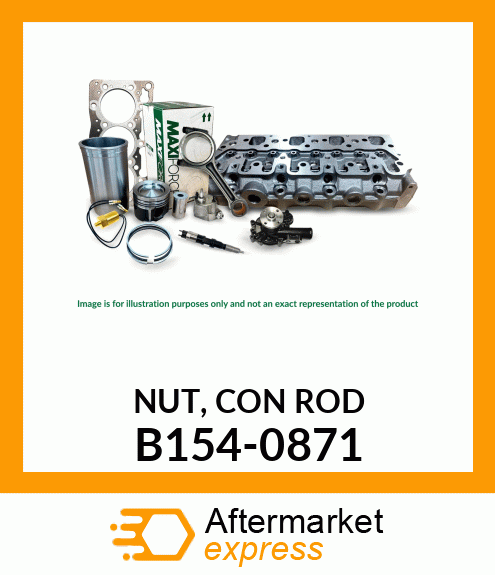 NUT, CON ROD B154-0871