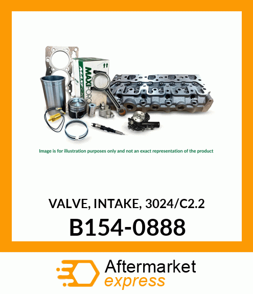 VALVE, INTAKE, 3024/C2.2 B154-0888