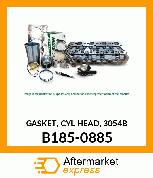 Spare part B185-0885 + GASKET, CYL HEAD, 3054B